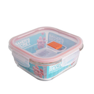 Square Borosilicate Glass Container - 800ml