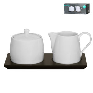 Sugar & Creamer Set on Tray
