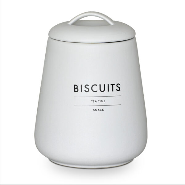 Stoneware Biscuit Cannister