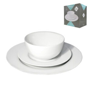 Just White Dinner Set - 12pc