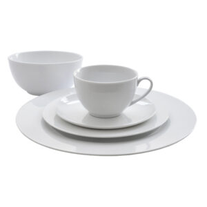 Just White Dinner Set - 20pc