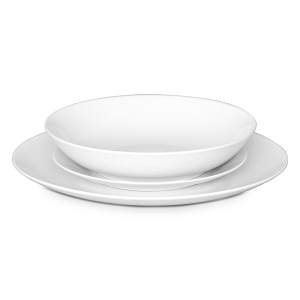 Just White Dinner Set - 12pc