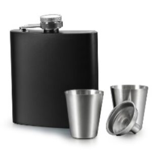 Flask With Funner and Measure Cup Set