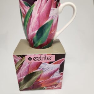 Floral Bone China Mug - Serenity