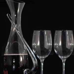 Eetrite Decanter & 4 Wine Glass Set