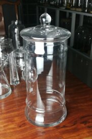 Glass Storage Jar - 18x43cm
