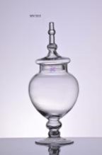 Glass Apothecary Jar - 12.5x37.5cm