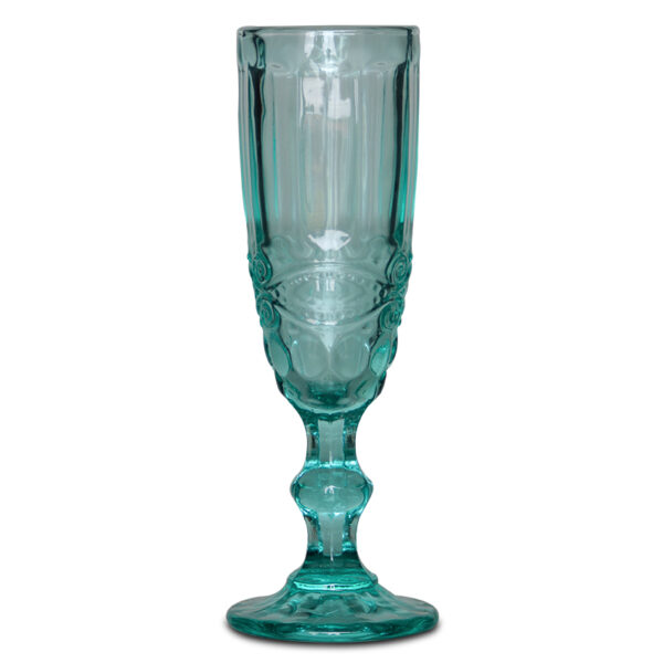 Flute Glass - Aqua