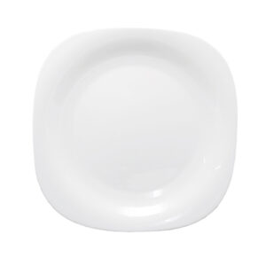 Carine White Dessert/Bread Plate