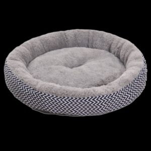 Round Pet Bed - Large, Brown