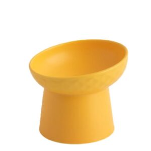 Elevated Ceramic Bowl - Yellow