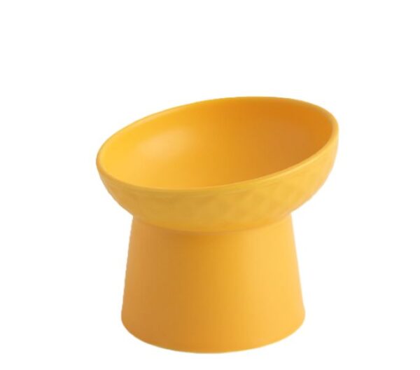 Elevated Ceramic Bowl - Yellow
