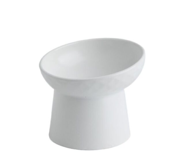 Elevated Ceramic Bowl - White