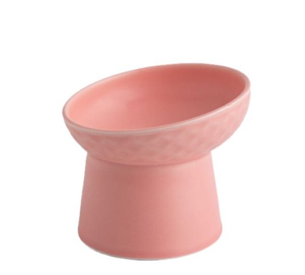 Elevated Ceramic Bowl - Pink