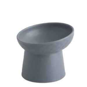 Elevated Ceramic Bowl - Grey