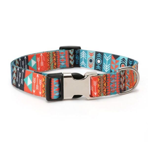 Pet Collar - Large, Ethnic Pattern