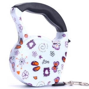 Automatic Pet Leash - 5m, Butterflies
