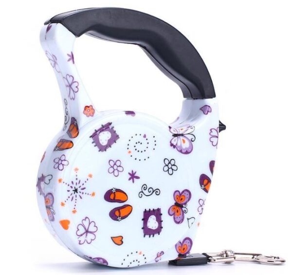 Automatic Pet Leash - 5m, Butterflies