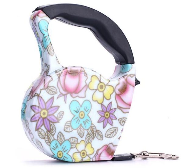 Automatic Pet Leash - 5m, Roses